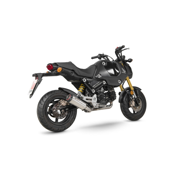 Scorpion Exhaust Honda MSX 125 2021 - 2023 Red Power Full System Brushed Stainless Steel Sleeve